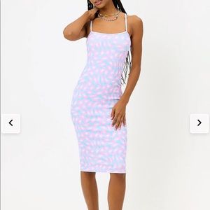 Frankie’s Bikini Terry Print Dress, Size Small